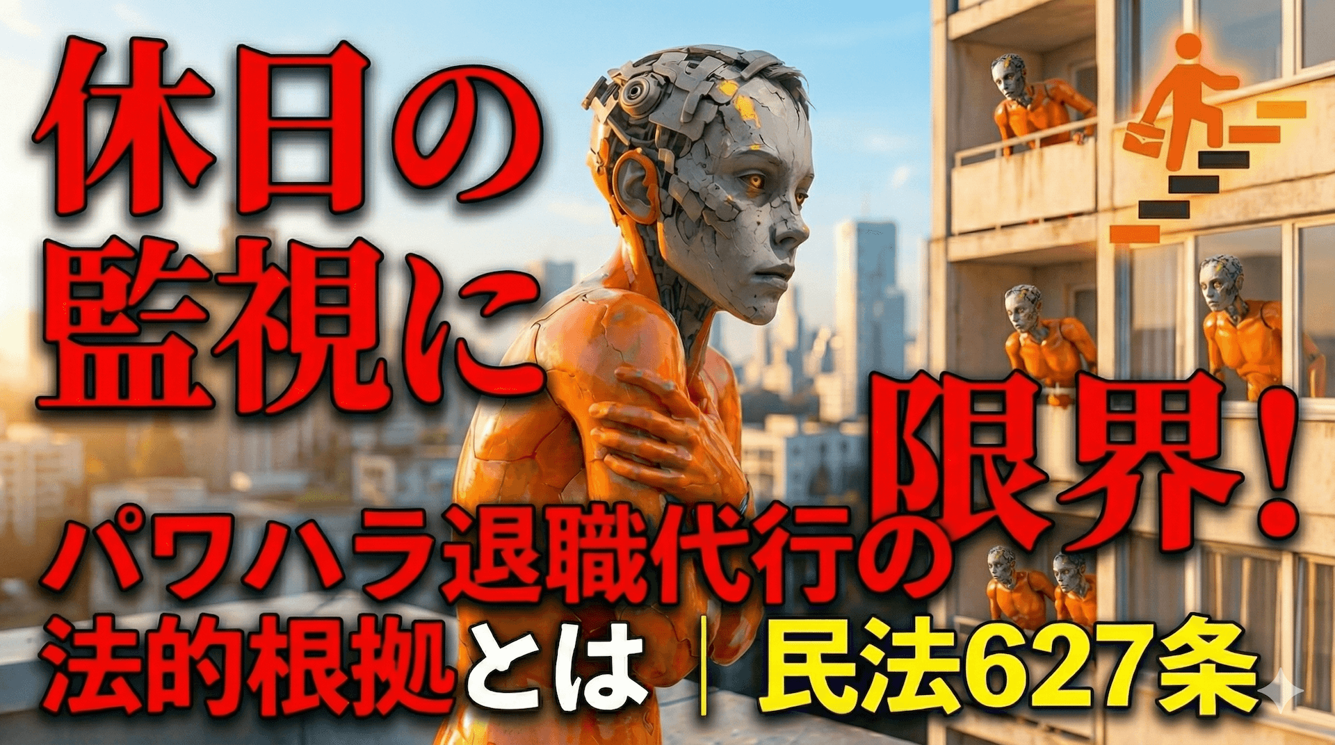 休日の監視に限界！パワハラ退職代行の法的根拠とは｜民法627条